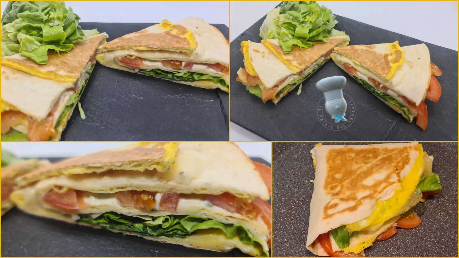 Wrap sandwich surprise