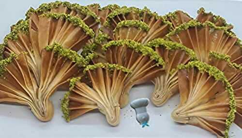 Eventails filo pistache