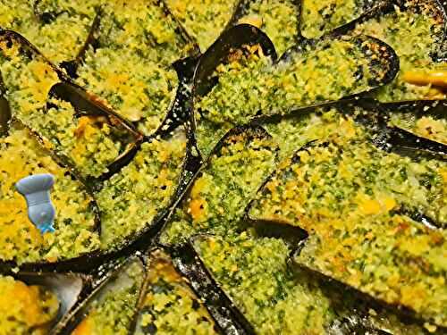 Moules farcies en persillade