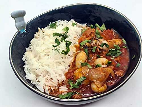 Ragoût de petites seiches et chorizo