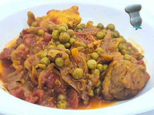 Cari de porc aux petits pois