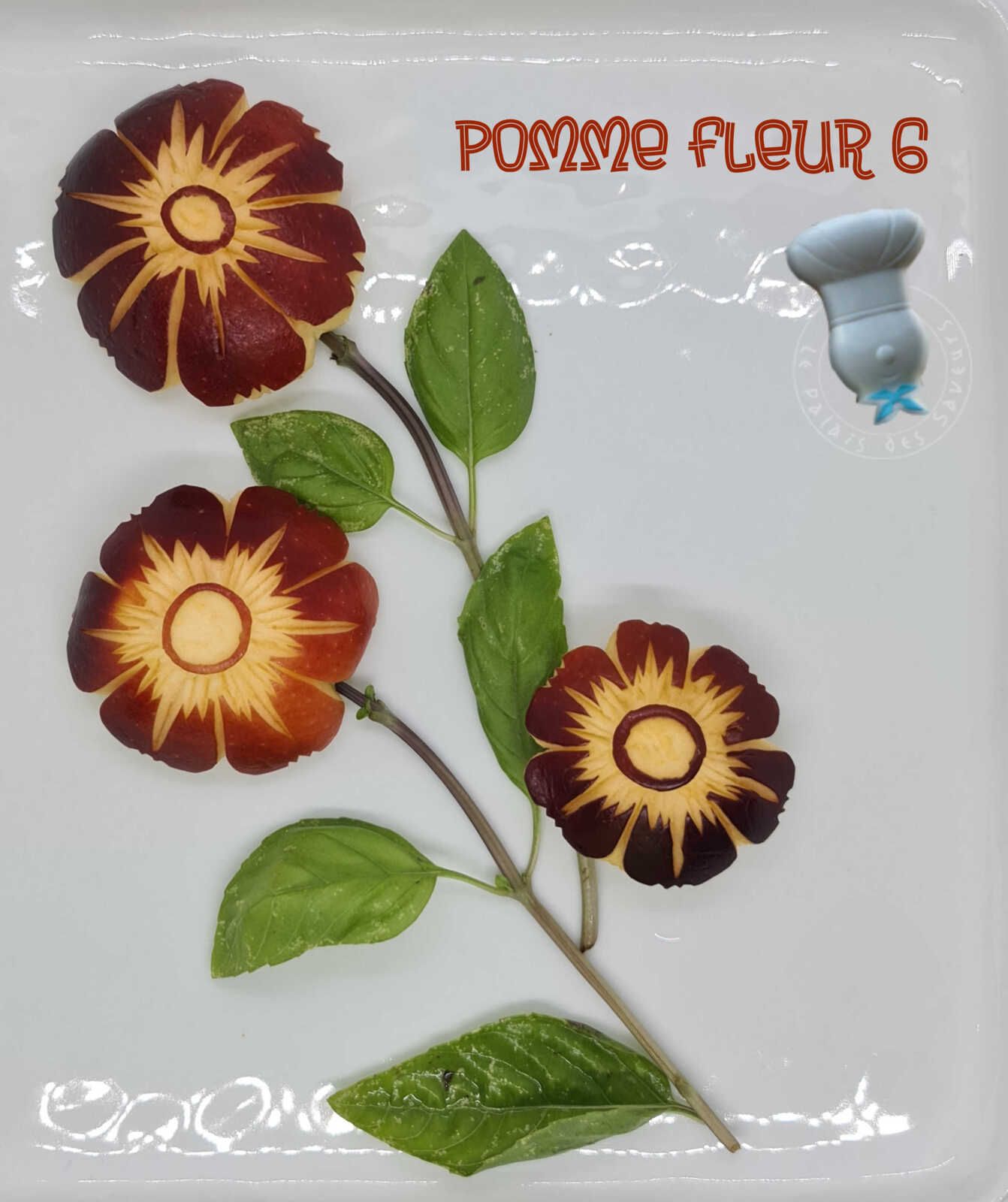 Pomme fleur #12