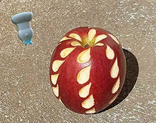 Pomme sculptée 26-1