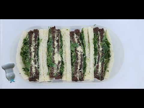 Sandwich crabe cresson