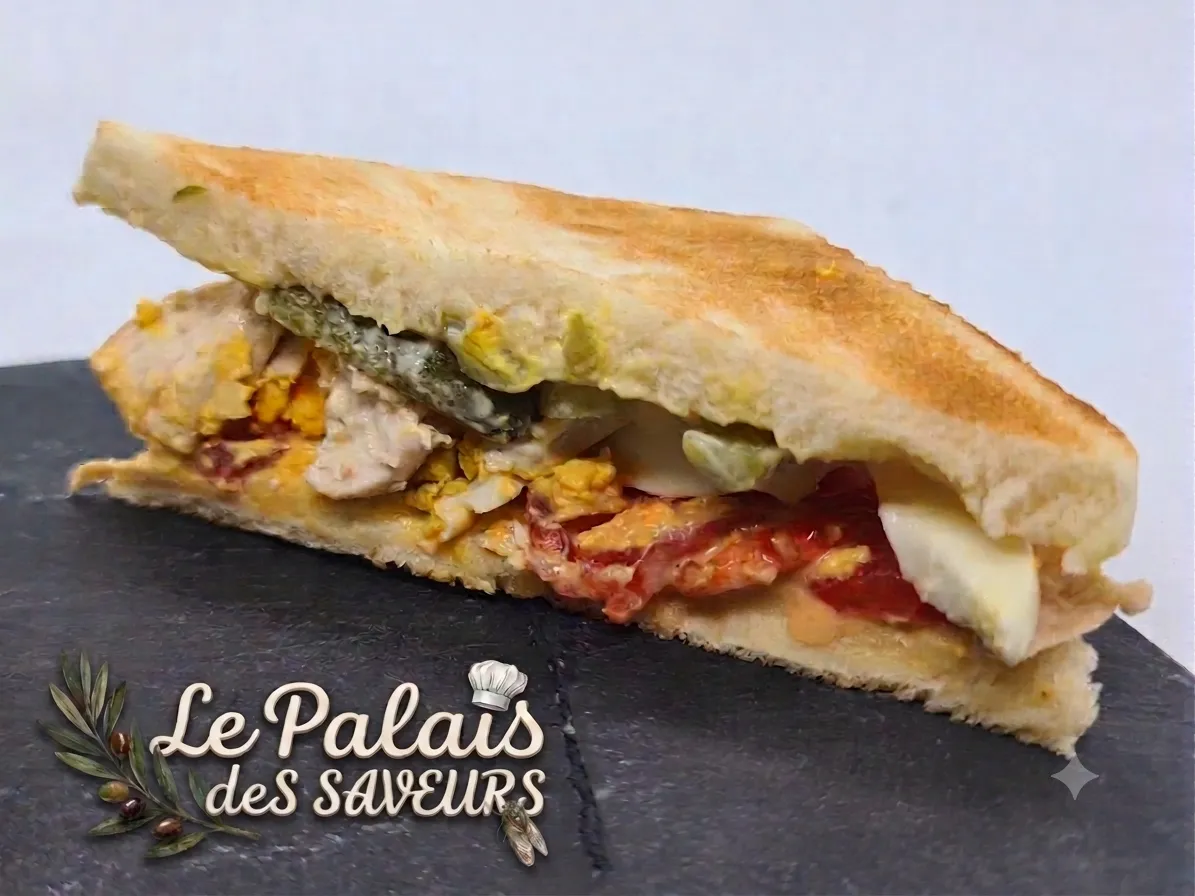 Club sandwich au poulet 