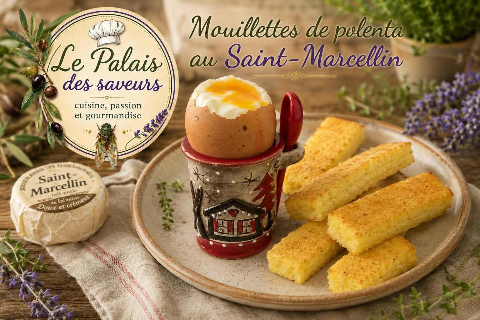 Mouillettes de polenta au St Marcellin