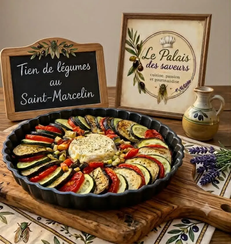 Tian de légumes au St Marcellin