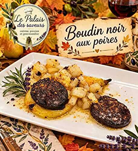 Boudin noir aux poires