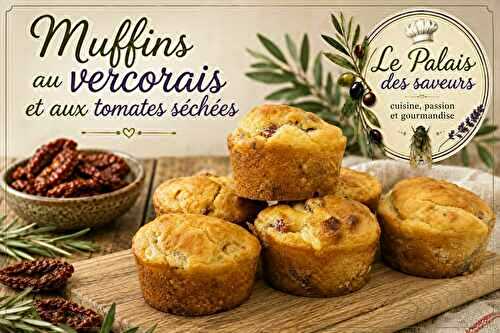 Muffins au Vercorais et aux tomates séchées