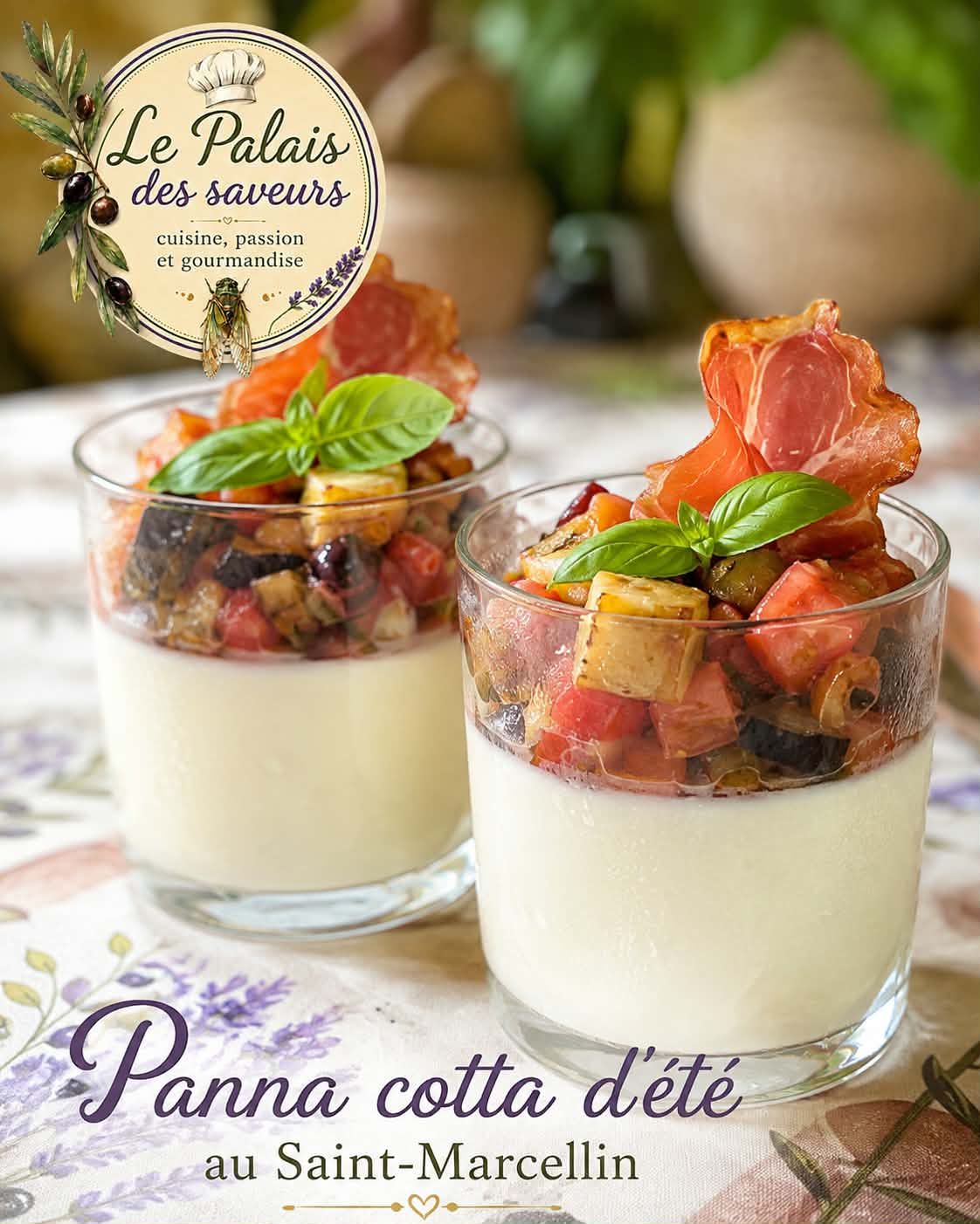 Panna cotta d'été au St Marcellin