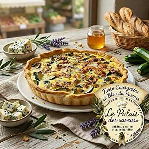 Tarte aux courgettes au Bleu de Sassenage