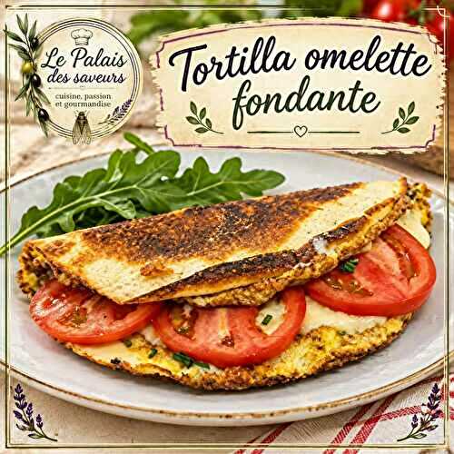 Tortilla omelette fondante