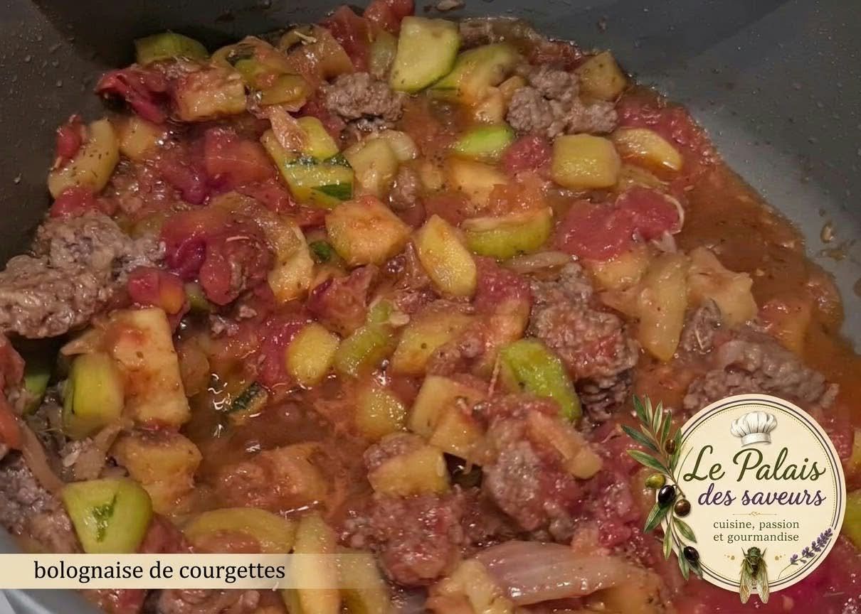 Bolognaise de courgettes