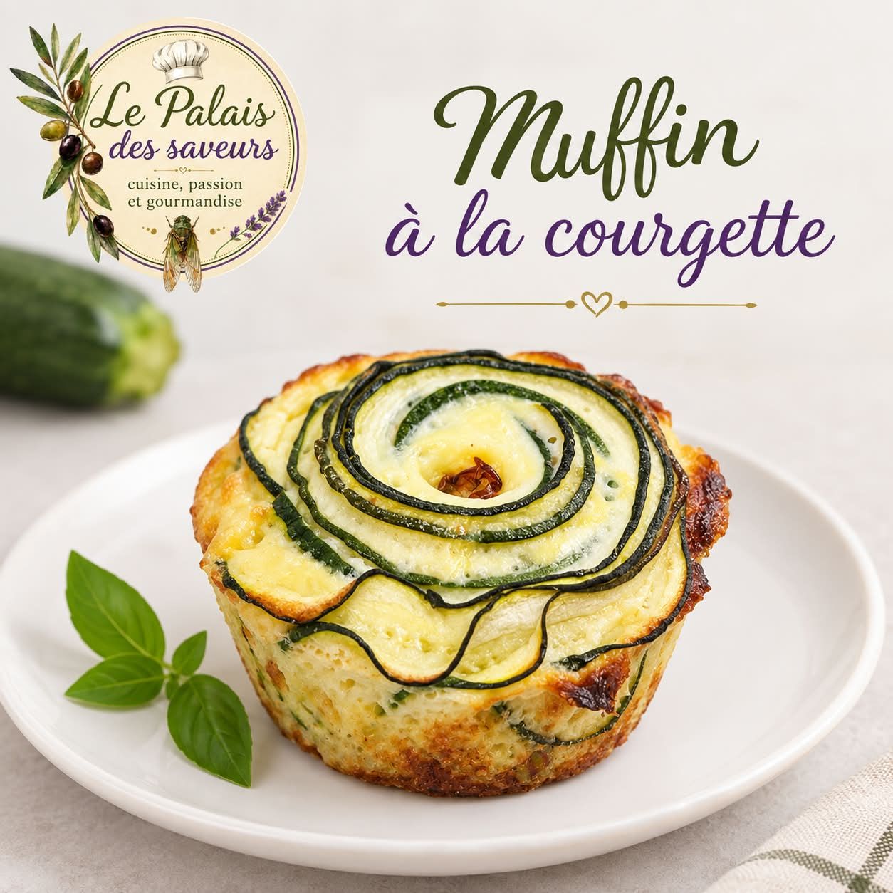 Muffins à la courgette