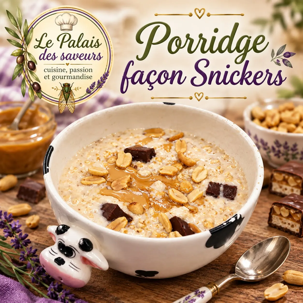 Porridge façon Snickers
