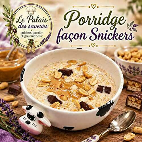 Porridge façon Snickers