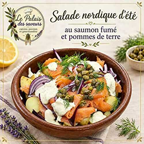 Salade nordique d'été au saumon fumé et pommes de terre