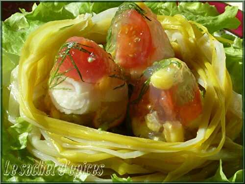 Aspic pascal aux petits légumes