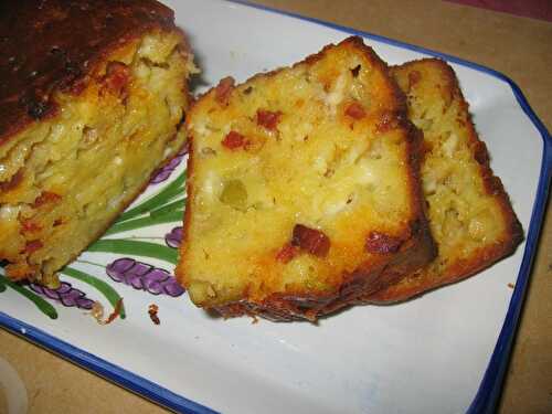 Cake au Curé nantais et au chorizo