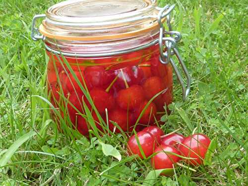 Cerises à l'eau de vie