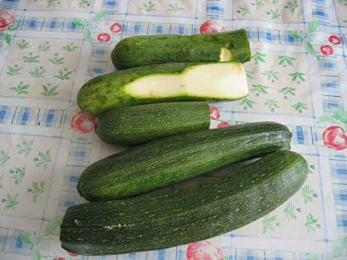 Courgettes farcies aux tomates et aux olives (M)