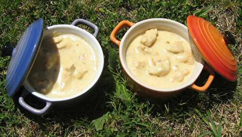 Emincé de poulet au maroilles