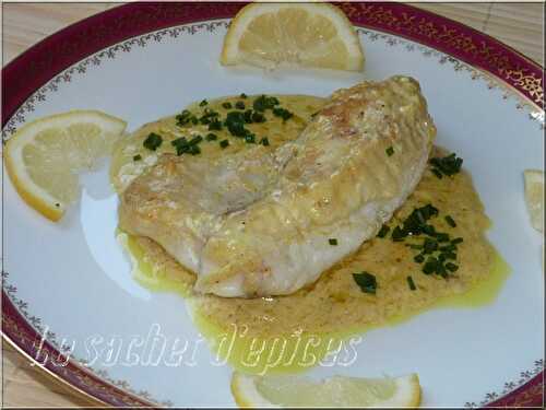 Filets de lotte au curry