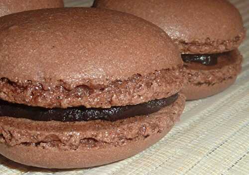 Macarons au chocolat