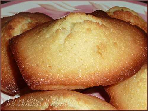 Madeleines au citron faciles