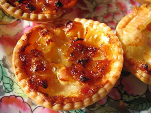 Mini tartelettes savoyardes, délicieuses en apéritif ou en entrée