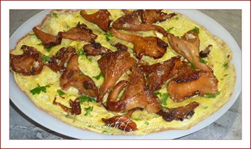 Omelette aux girolles