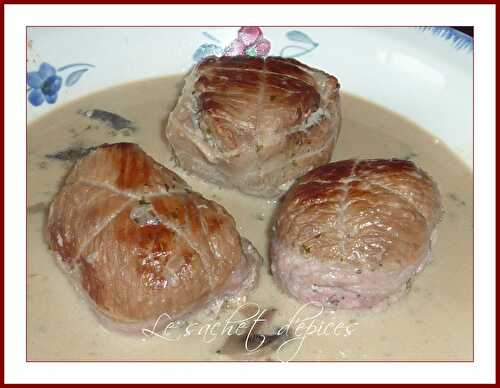 Paupiettes de veau flambées au cognac