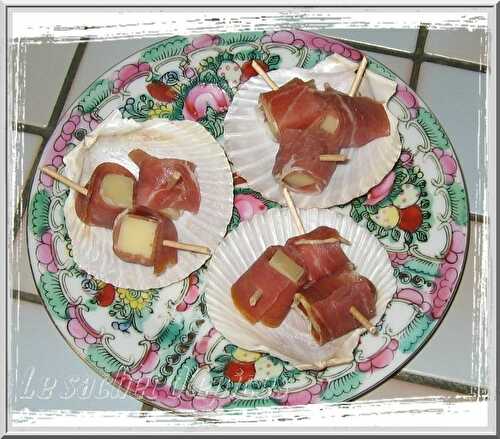 Petites piques de gruyère au jambon de Bayonne (M)