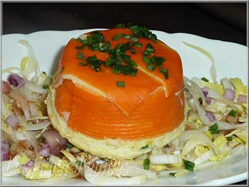 Petites terrines de surimi aux poireaux