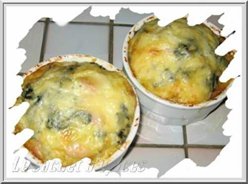 Petits gratins de feuilles de bettes