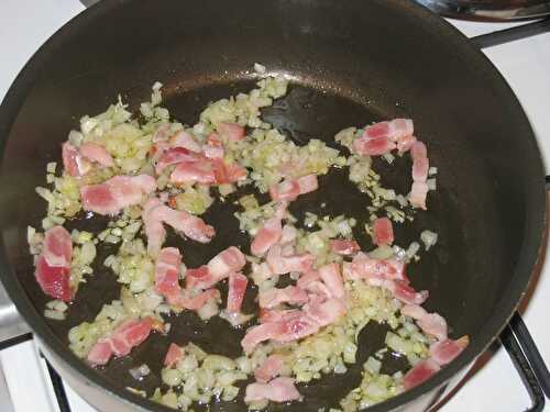 Pleurotes sautés aux lardons