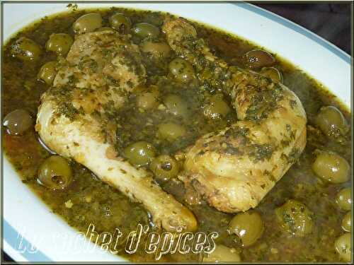 Poulet aux olives