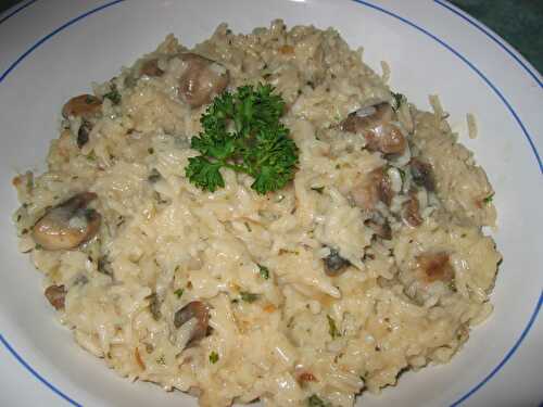 Risotto aux champignons