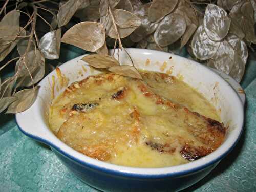 Soupe gratinée à l'oignon