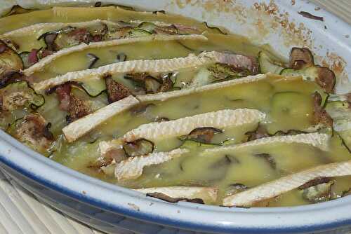 Tartiflette aux courgettes