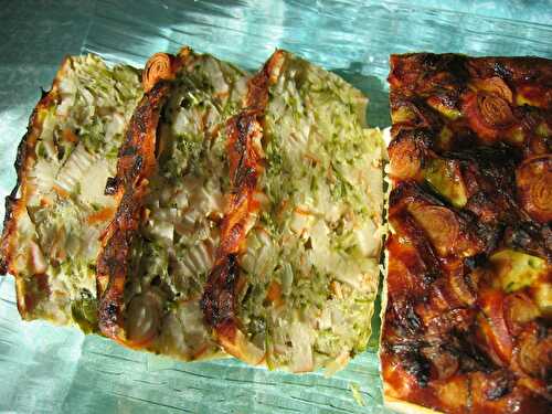 Terrine de courgettes au surimi et petits muffins pour l'apéro