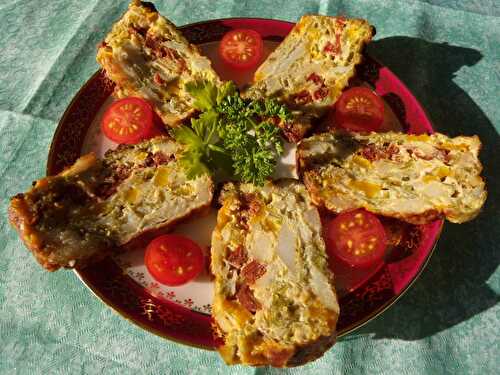 Terrine de morue aux légumes multicolores