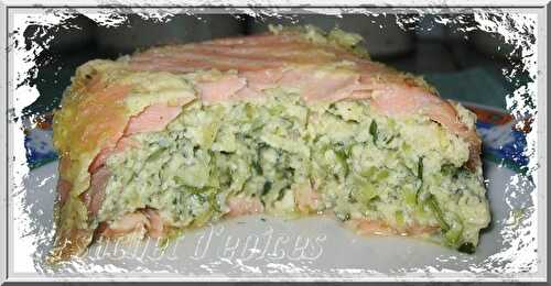 Timbale de saumon à la mousse de courgettes (M) - Le sachet d'épices