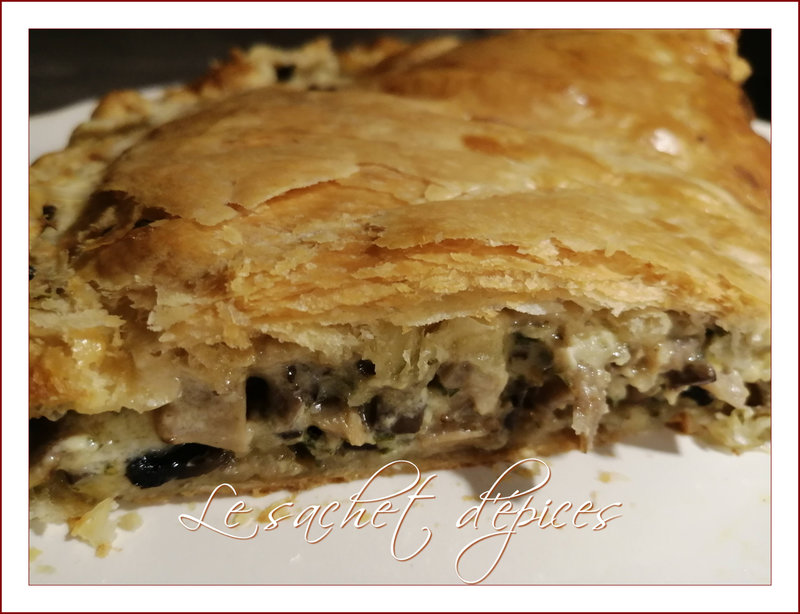 Tourte aux champignons