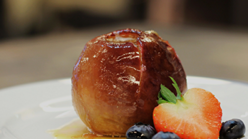 Pommes gourmandes, à l'amande et au four