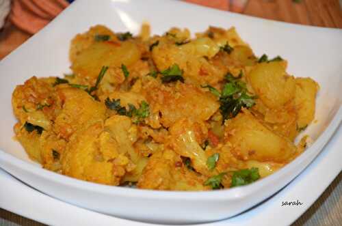 Aloo gobi, plat indien