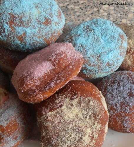 Beignets aux framboises colorés pour la rentrée!!!!