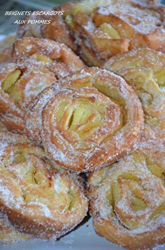 Beignets roulés aux pommes pour le concours recettes du gouter