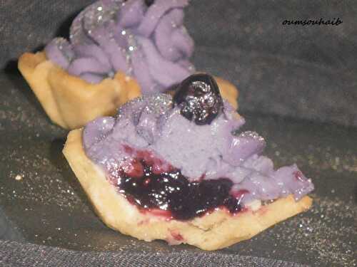 Bouchées sablées aux fruits rouges, mini tartelettes