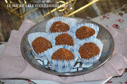 Boules de gâteaux sans cuisson spéculos